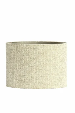 Light en Living Kap ovaal recht smal hoog 45-21-32 cm RIF zand Outlet