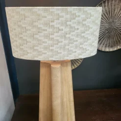 Light en Living Kap ovaal recht smal hoog 45-21-22 cm JINX wit Clearance