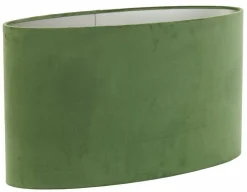 Light en Living Kap ovaal VELOURS Dusty groen Outlet