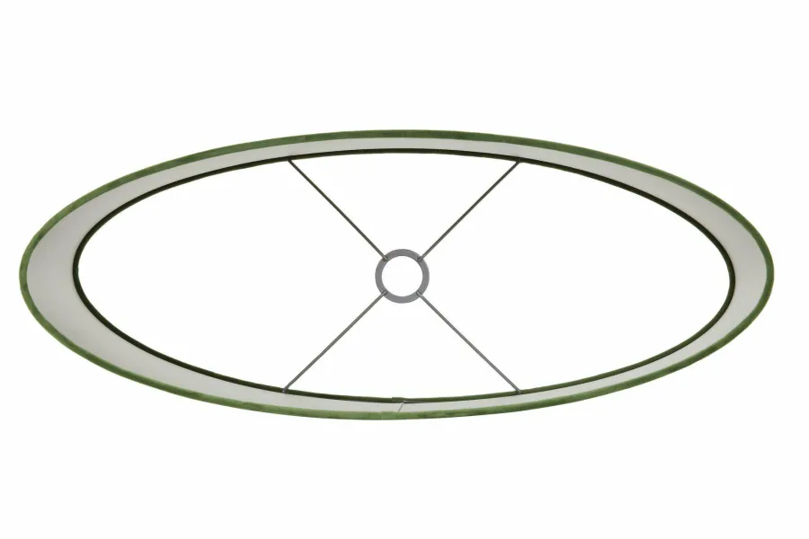 Light en Living Kap ovaal VELOURS Dusty groen Outlet