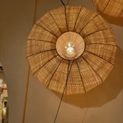 Light en Living Kap Ø50x21 cm RAFIKA raffia naturel New