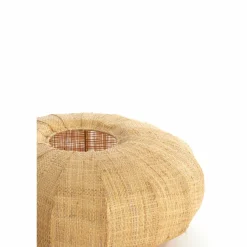 Light en Living Kap Ø50x21 cm RAFIKA raffia naturel New