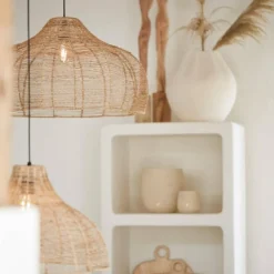 Light en Living Kap Ø60x34 cm TONODA jute naturel (excl pendel) Online
