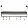 Light en Living Kapstok 6 haaks 79x16x32 cm GIBARA zink Online