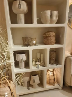Light en Living Kast 110x35x190 cm NAHUA beige New