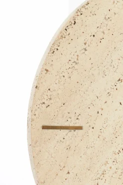 Light en Living Klok Ø43 cm JENAY travertin zand Outlet