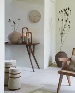 Light en Living Klok Ø43 cm JENAY travertin zand Outlet