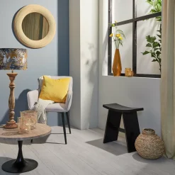 Light en Living Kruk 47x24x50 cm NIEKE zwart Online