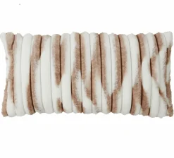 Light en Living Kussen 60x30 cm MABLY velvet crème-bruin Clearance