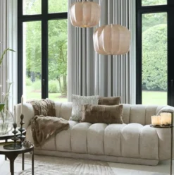 Light en Living Kussen 60x30 cm COMBARRO lichtbruin Online