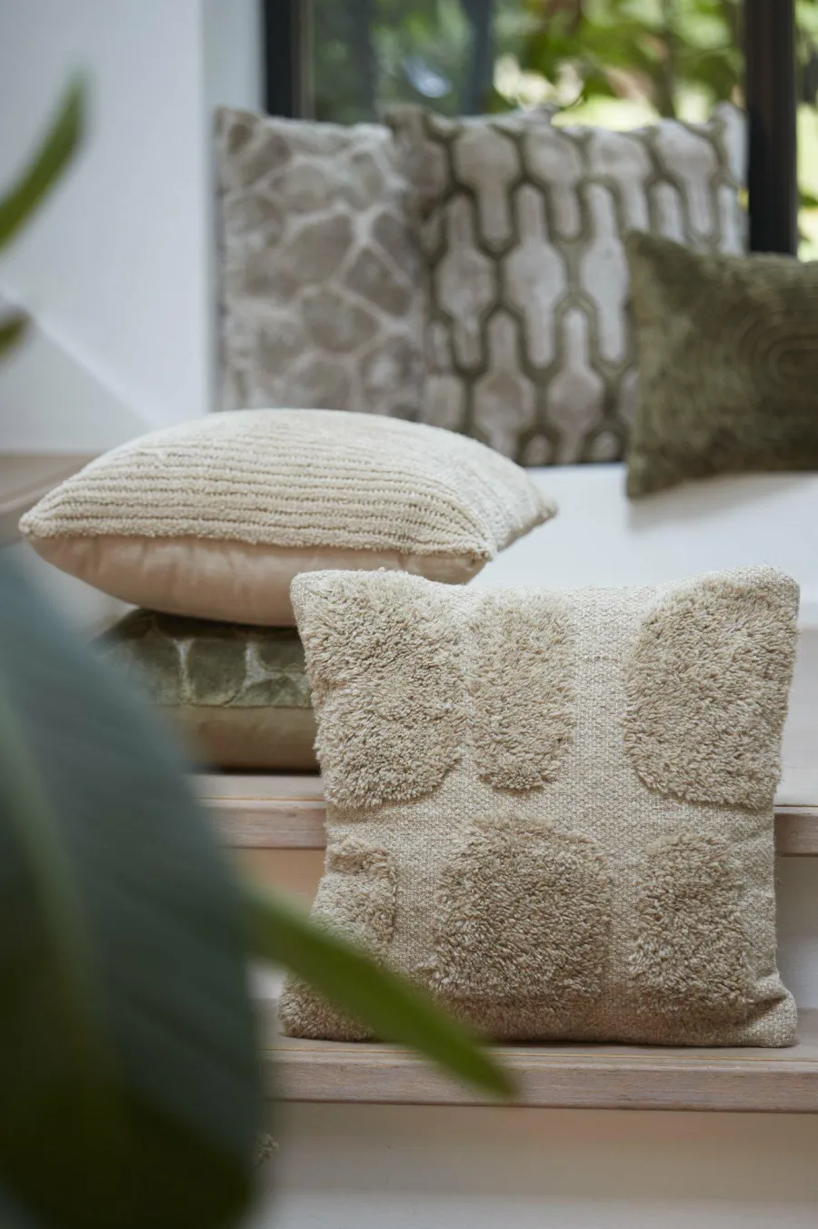 Light en Living Kussen 45x45 cm LATIUM beige