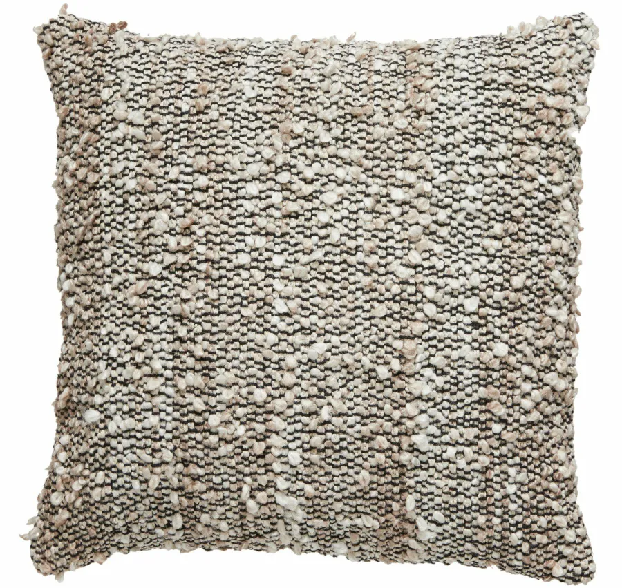 Light en Living Kussen 45x45 cm MEZOKI bouclé bruin Discount