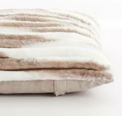 Light en Living Kussen 45x45 cm MABLY velvet crème-bruin New