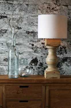 Light en Living Lampenkap cilinder 30-30-21 cm LIVIGNO eiwit Outlet