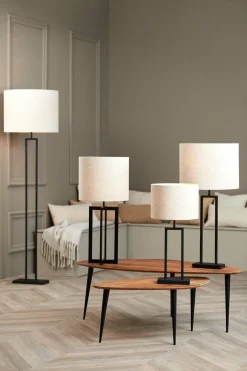 Light en Living Lampenkap cilinder 50-50-38 cm LIVIGNO naturel Discount