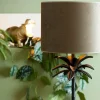 Light en Living Lampenkap cilinder VANDY olive 30-30-21 cm Discount