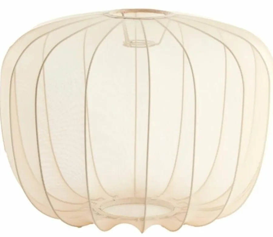 Light en Living Lampenkap Ø50x37,5 cm PLUMERIA zand New
