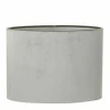 Light en Living Lampenkap ovaal recht smal ZINC taupe - diverse afmetingen New