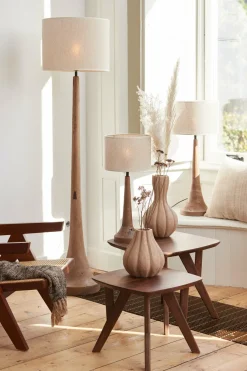 Light en Living Lampenkap cilinder 30-30-21 cm BRESKA parel wit Clearance