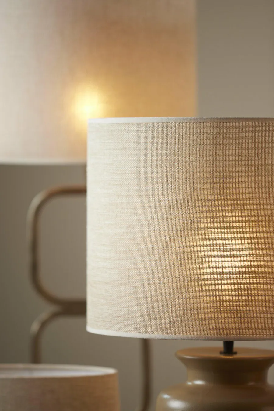 Light en Living Lampenkap cilinder 30-30-21 cm BRESKA parel wit Clearance