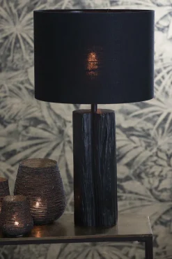 Light en Living Lampenkap cilinder 30-30-21 cm LIVIGNO zwart Discount