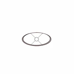 Light en Living Lampenkap ovaal recht 38x17,5x28 cm IMANI bordeaux Best