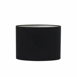 Light en Living Lampenkap ovaal recht VELOURS zwart-taupe - diverse maten Clearance