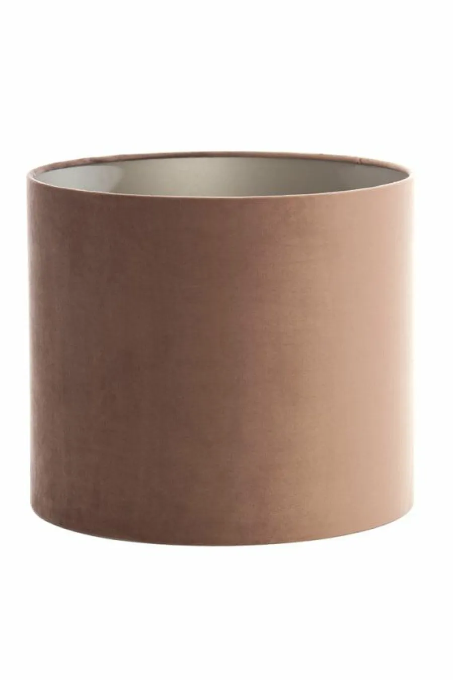 Light en Living Lampenkap cilinder 35-35-30 cm VELOURS chocolade bruin Best