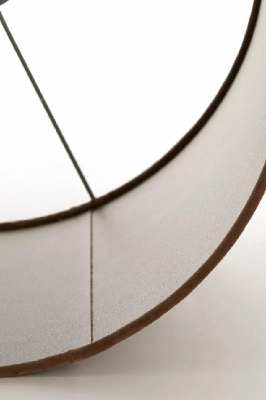 Light en Living Lampenkap cilinder 35-35-30 cm VELOURS chocolade bruin Best