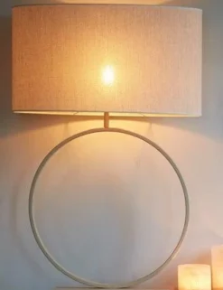 Light en Living Lampenkap ovaal BRESKA parel wit - Diverse maten Hot
