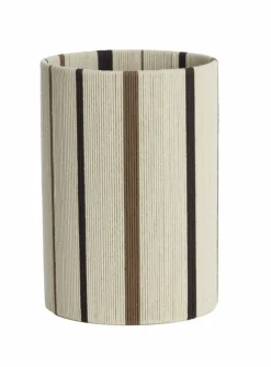 Light en Living Lampenkap cilinder 25-25-36 cm MEDAN crème+bruin+donker bruin Sale