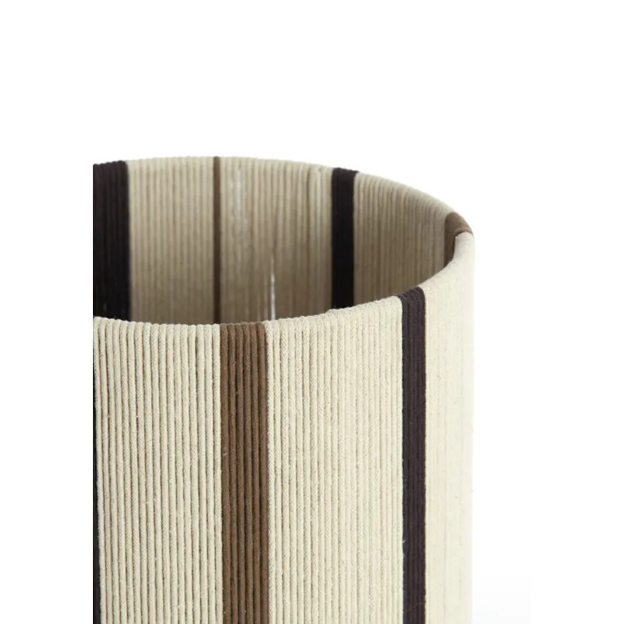 Light en Living Lampenkap cilinder 25-25-36 cm MEDAN crème+bruin+donker bruin Sale