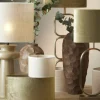 Light en Living Lampenkap cilinder 25-25-18 cm SENDAI zand Outlet