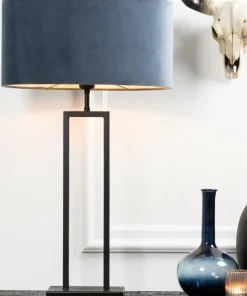 Light en Living Lampvoet 20x10x55 cm SHIVA mat zwart Sale