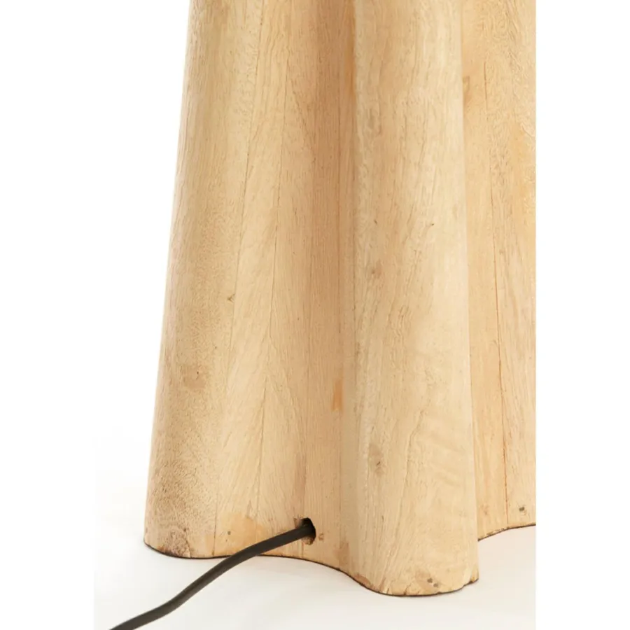 Light en Living Lampvoet 15x15x40 cm NAVELLI hout mat naturel Outlet