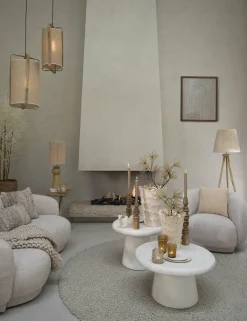 Light en Living Lampvoet Ø17x35 cm BAGLIO hout mat naturel Clearance