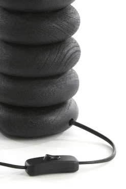 Light en Living Lampvoet Ø12x21 cm BUDONGO hout zwart Online