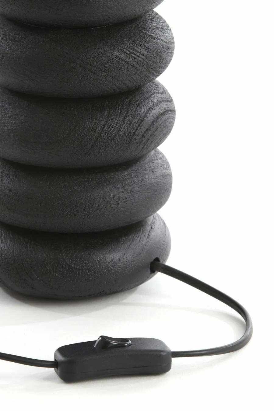 Light en Living Lampvoet Ø12x21 cm BUDONGO hout zwart Online