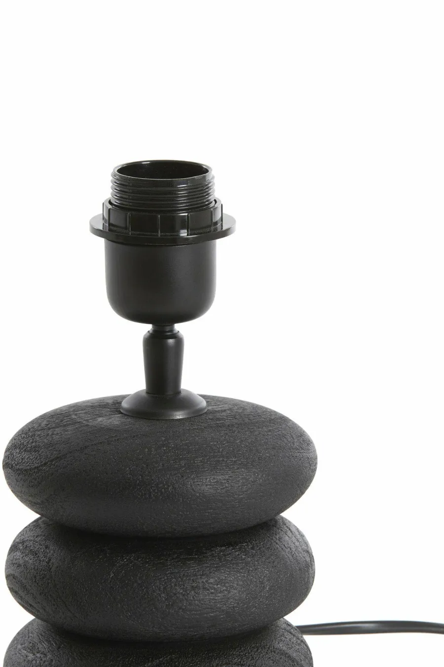 Light en Living Lampvoet Ø12x12 cm BUDONGO hout zwart Online