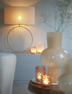 Light en Living Lampvoet LIVA crème - Diverse afmetingen Online