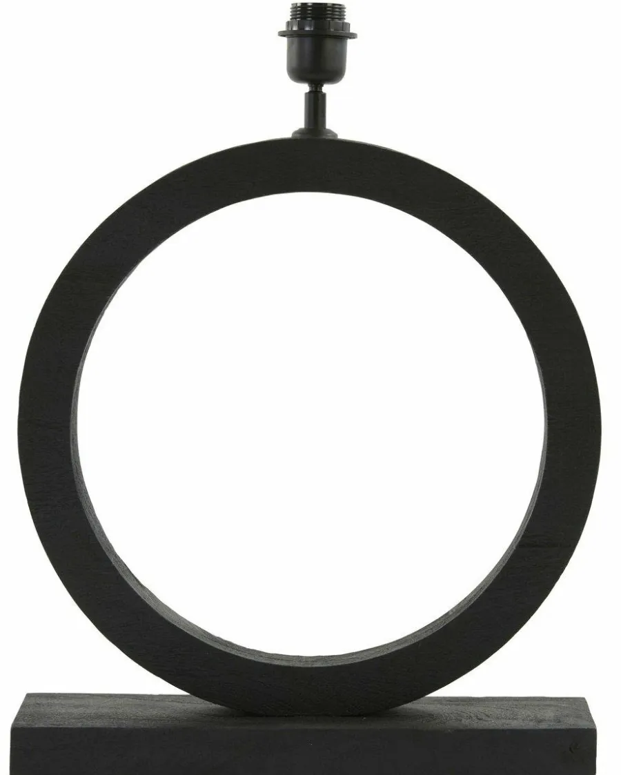 Light en Living Lampvoet 41x13x55 cm TINAR hout mat zwart Outlet