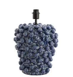 Light en Living Lampvoet Ø31,5x35 cm BERRIES keramiek donker blauw New