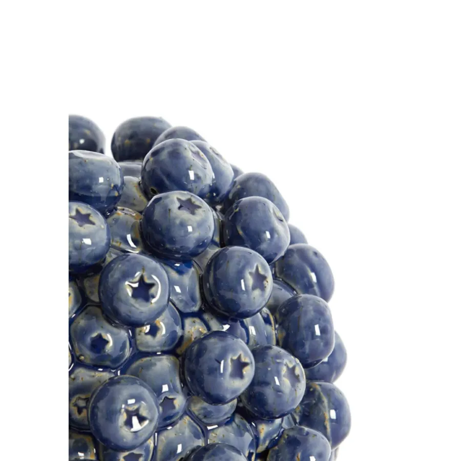 Light en Living Lampvoet Ø31,5x35 cm BERRIES keramiek donker blauw New