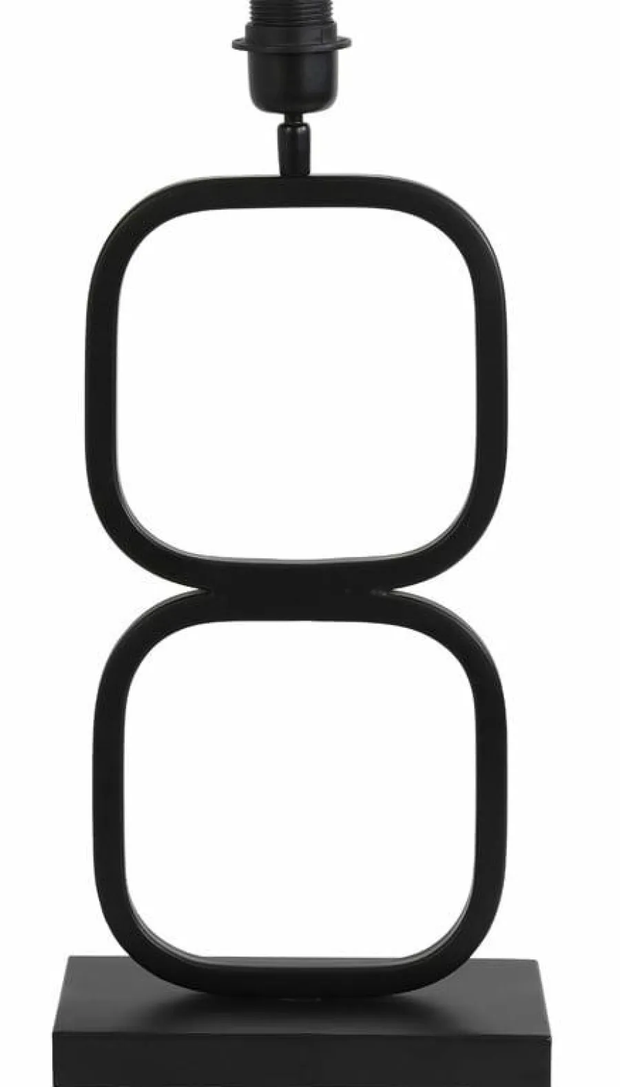 Light en Living Lampvoet 23x11,5x46 cm LUTIKA mat zwart New