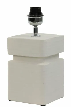 Light en Living Lampvoet 16x16x32 cm AMTA keramiek crème Best