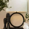 Light en Living Lampvoet 51x13x64 cm TINAR hout mat zwart Clearance