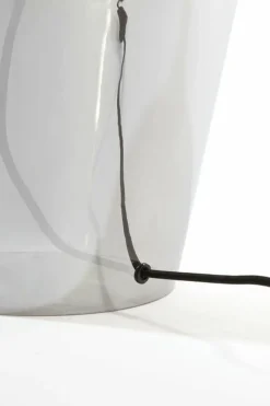 Light en Living Lampvoet Ø25x35 cm MYLES smoke glas+antiek brons Best