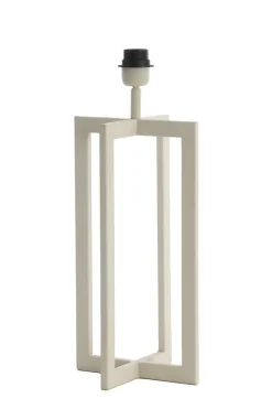Light en Living Lampvoet 21x21x46 cm MACE crème