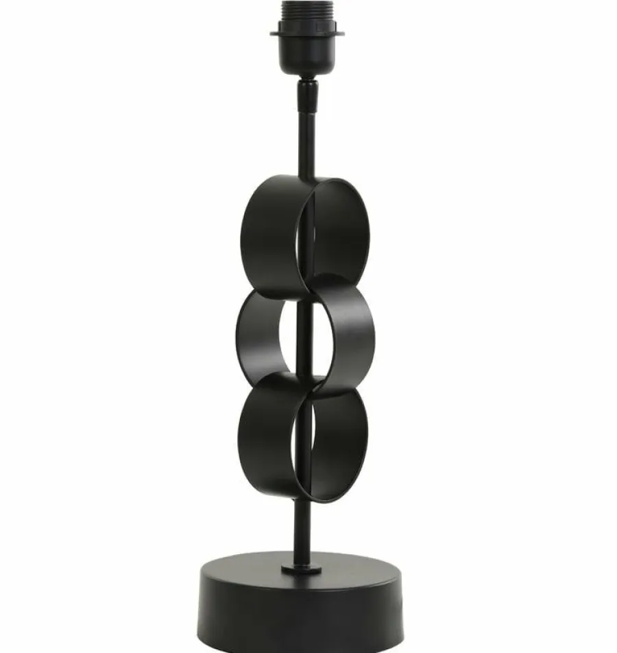 Light en Living Lampvoet Ø15x42 cm CIRCULUM mat zwart Best