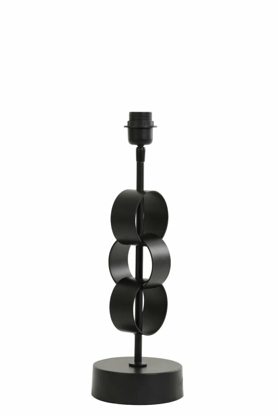 Light en Living Lampvoet Ø15x42 cm CIRCULUM mat zwart Best